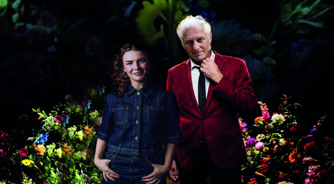 Rick de Leeuw en Gloria Monserez